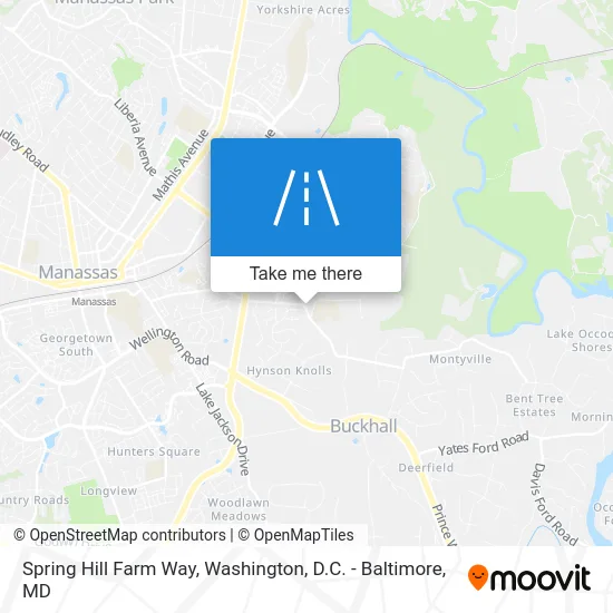 Spring Hill Farm Way map