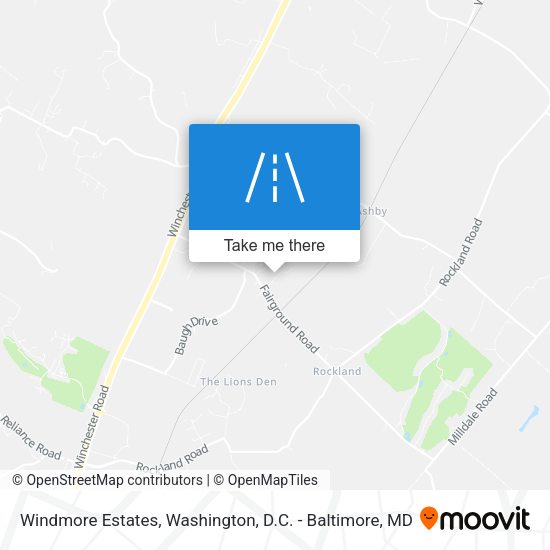 Windmore Estates map