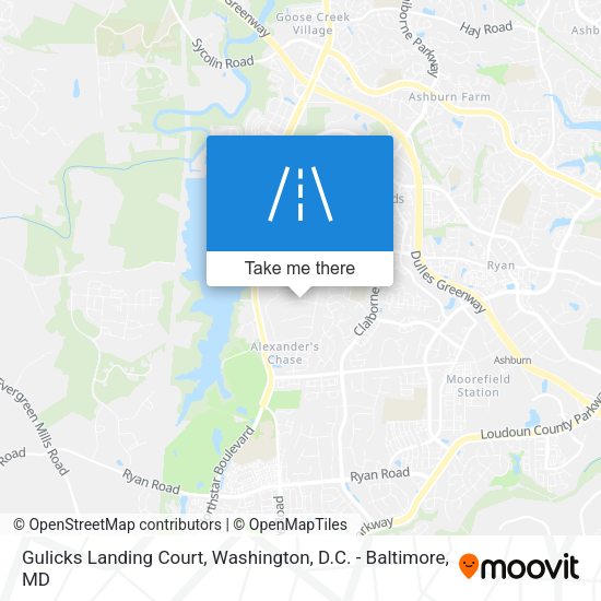 Gulicks Landing Court map