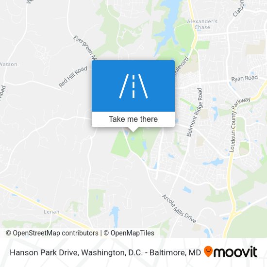 Mapa de Hanson Park Drive