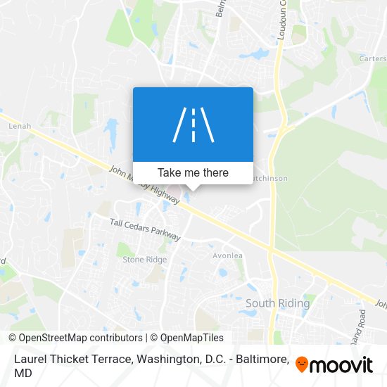 Laurel Thicket Terrace map