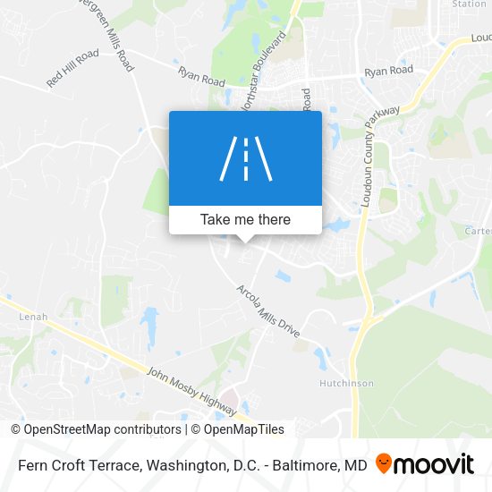 Mapa de Fern Croft Terrace