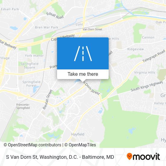 Mapa de S Van Dorn St