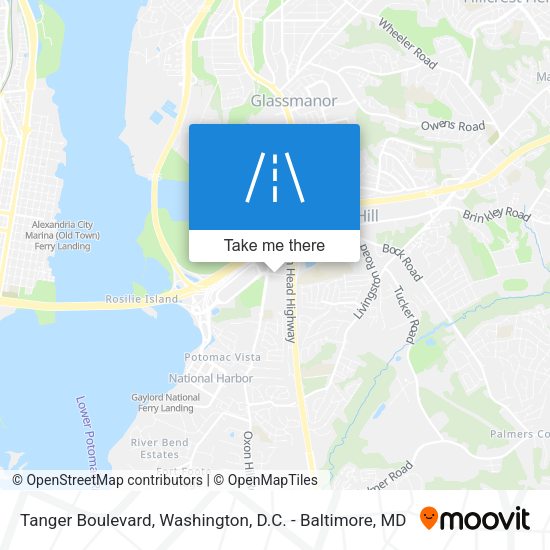 Tanger Boulevard map