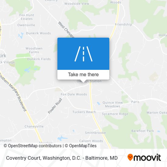 Mapa de Coventry Court