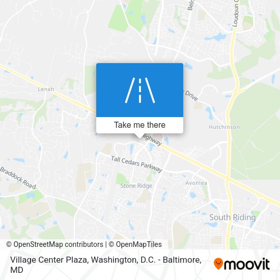 Village Center Plaza map