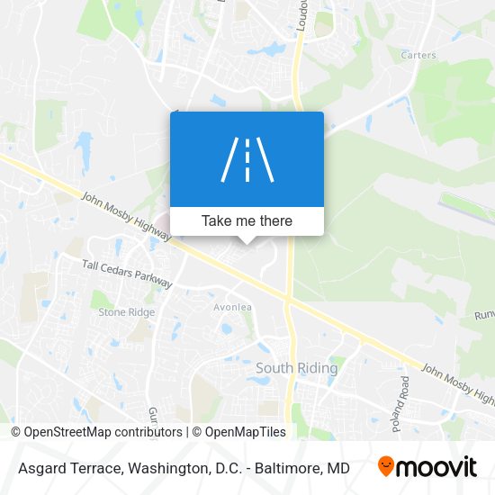 Asgard Terrace map