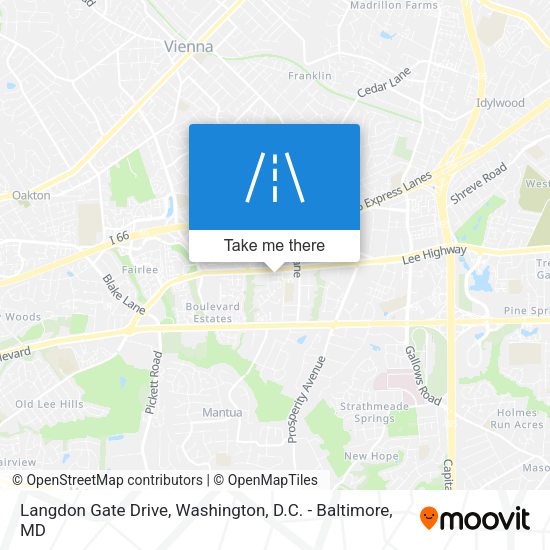 Langdon Gate Drive map