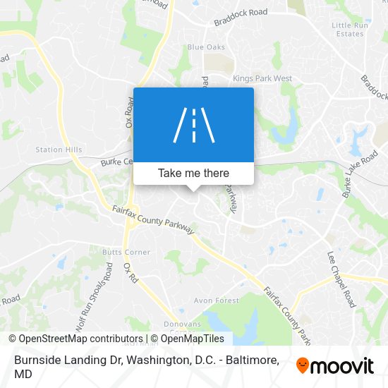 Mapa de Burnside Landing Dr