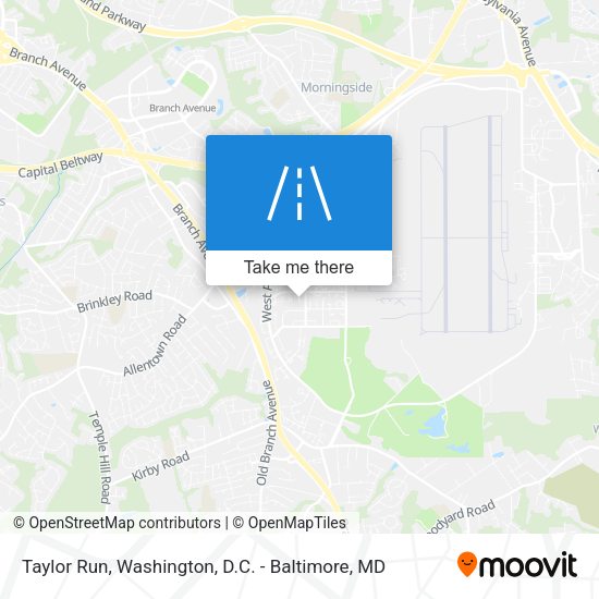 Mapa de Taylor Run