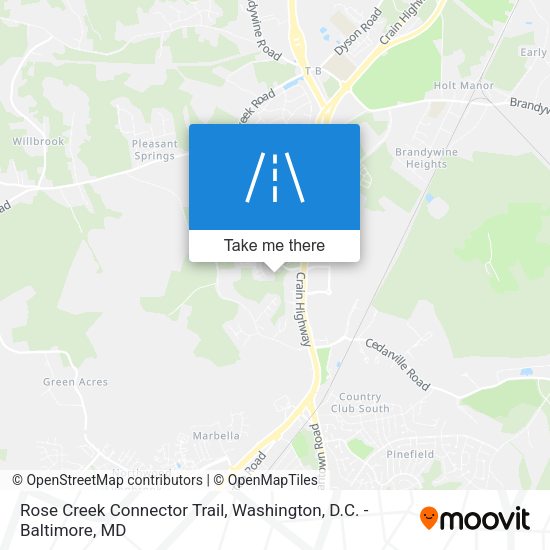 Mapa de Rose Creek Connector Trail