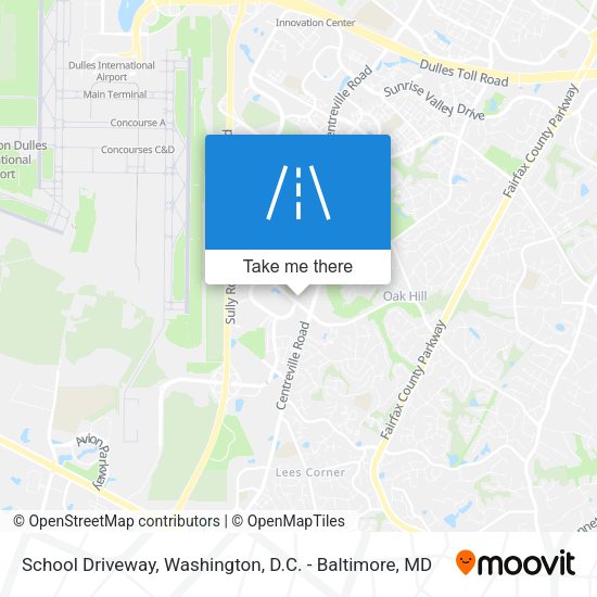School Driveway map