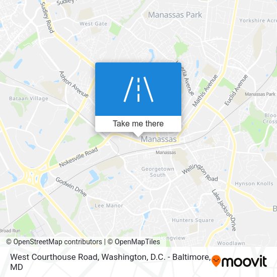 West Courthouse Road map