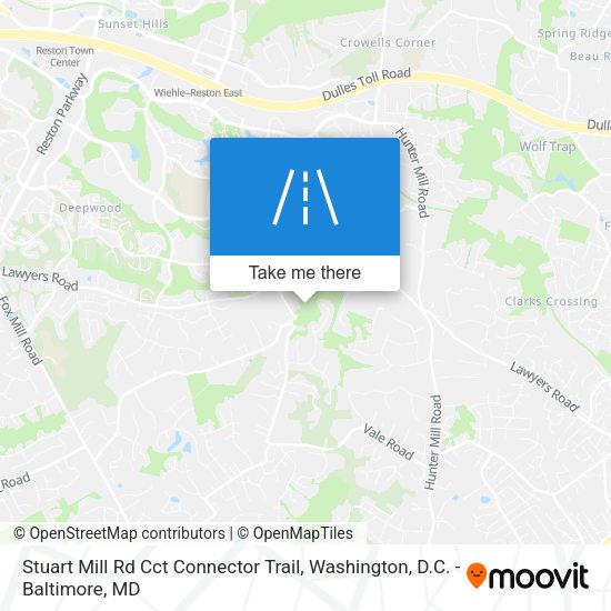 Mapa de Stuart Mill Rd Cct Connector Trail