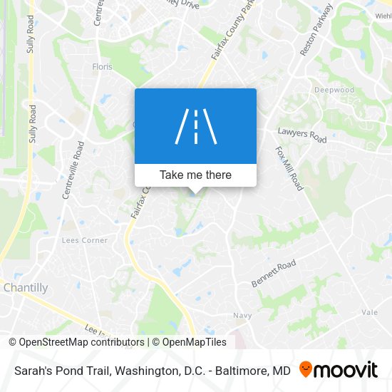 Mapa de Sarah's Pond Trail