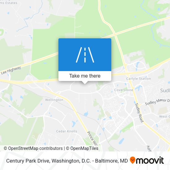 Mapa de Century Park Drive