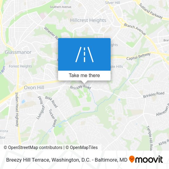 Breezy Hill Terrace map