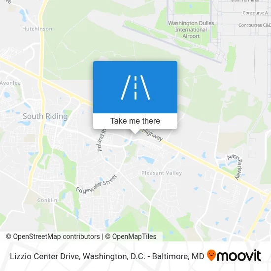 Lizzio Center Drive map
