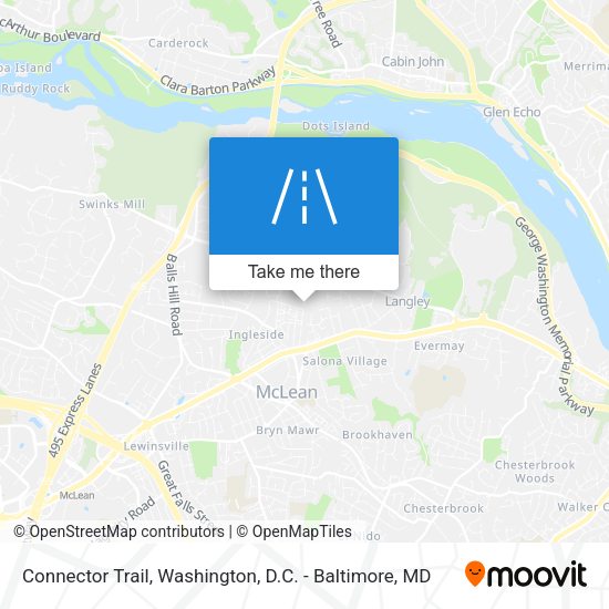 Mapa de Connector Trail