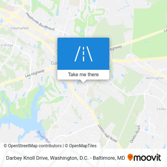 Darbey Knoll Drive map