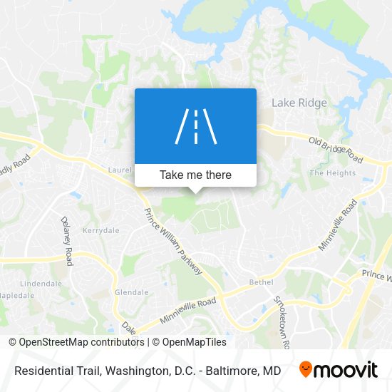 Mapa de Residential Trail