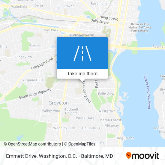 Mapa de Emmett Drive