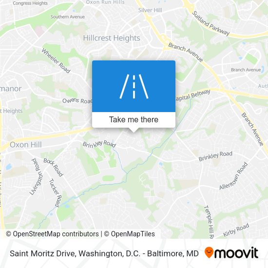 Saint Moritz Drive map