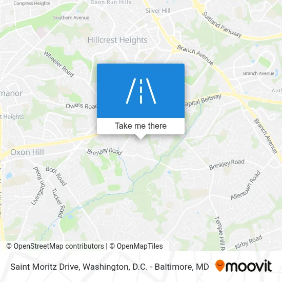 Saint Moritz Drive map