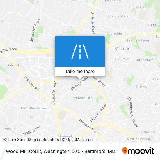Wood Mill Court map
