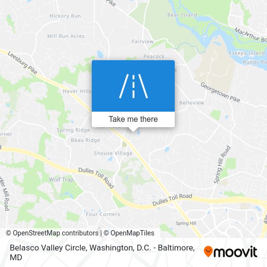 Mapa de Belasco Valley Circle