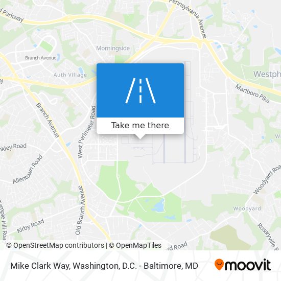 Mike Clark Way map