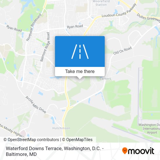 Mapa de Waterford Downs Terrace