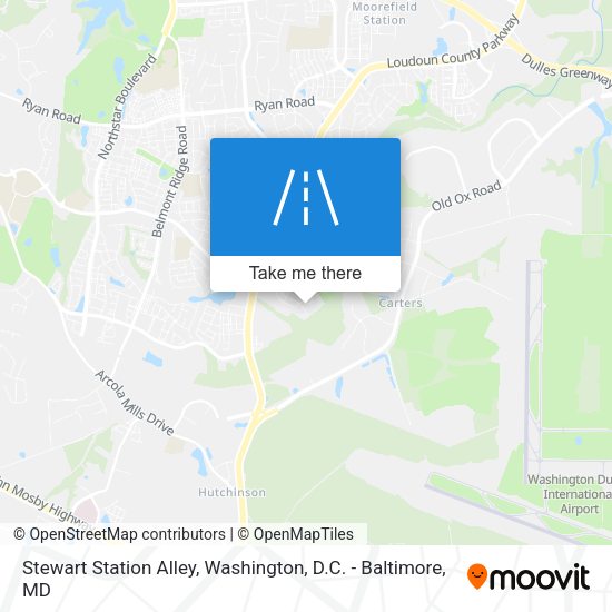 Stewart Station Alley map