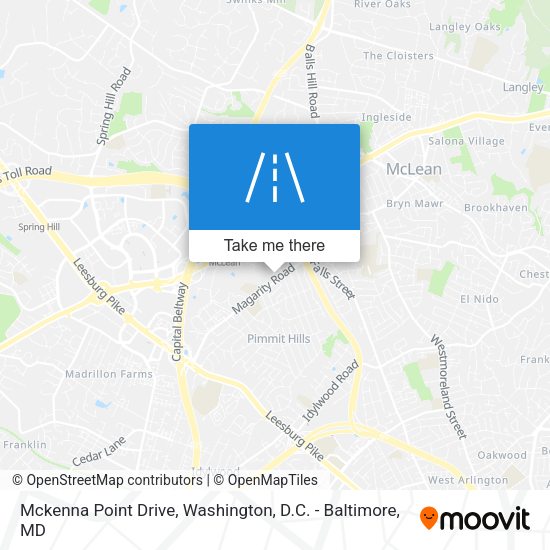 Mckenna Point Drive map