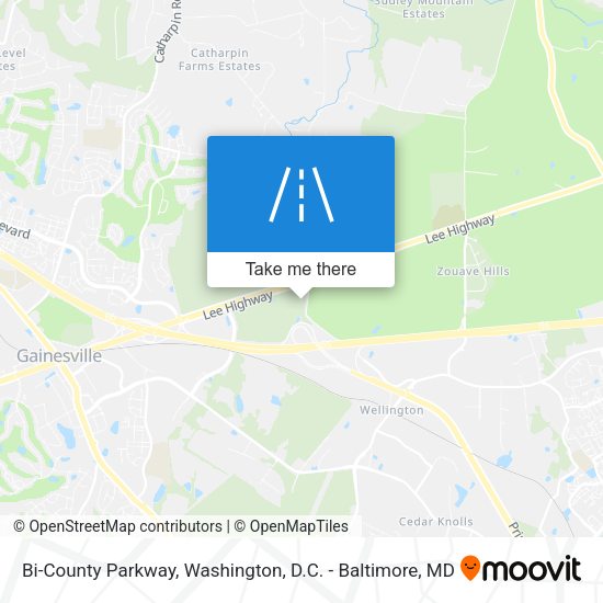 Bi-County Parkway map