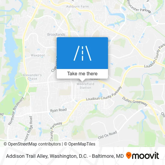 Addison Trail Alley map
