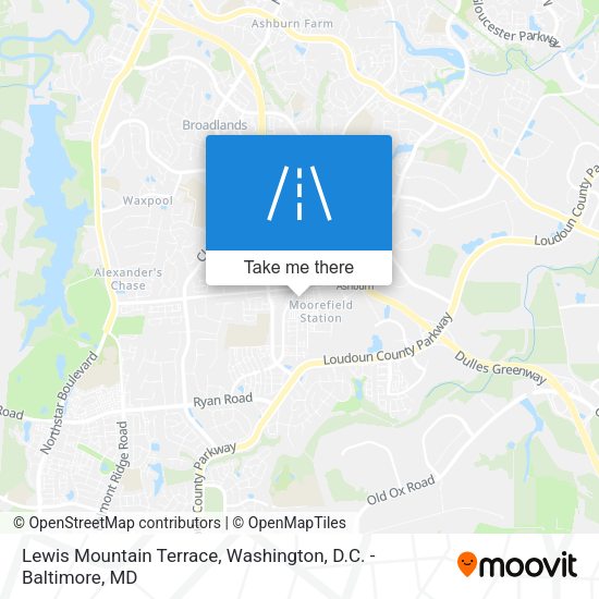 Lewis Mountain Terrace map