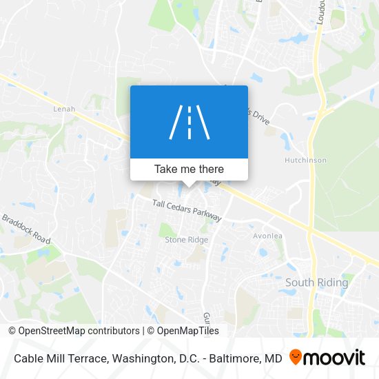 Cable Mill Terrace map