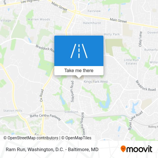 Ram Run map