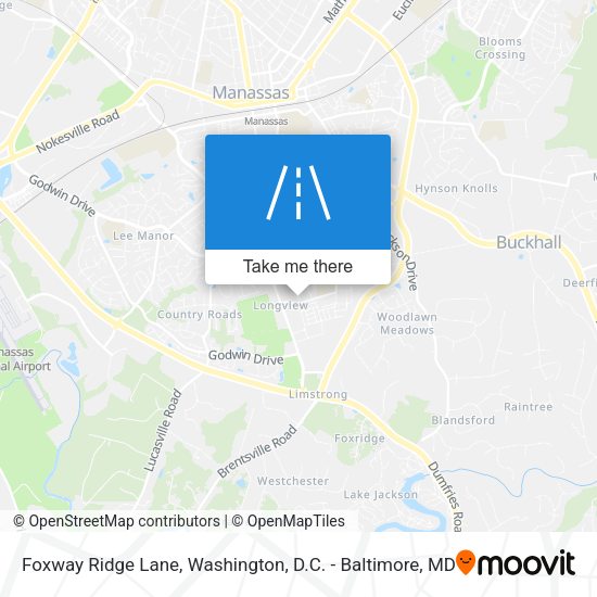 Mapa de Foxway Ridge Lane