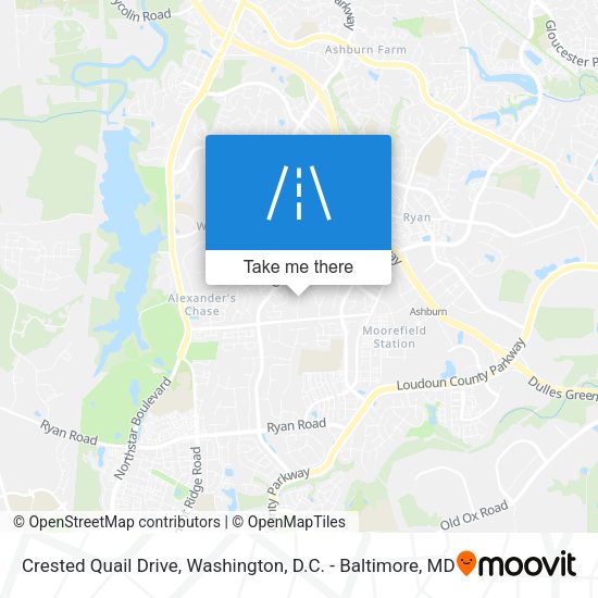 Crested Quail Drive map