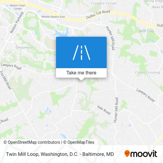 Twin Mill Loop map