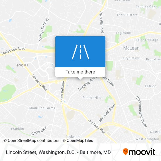 Lincoln Street map