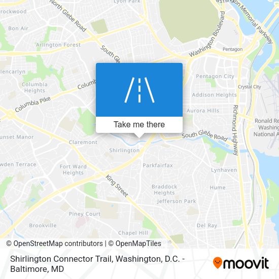 Shirlington Connector Trail map