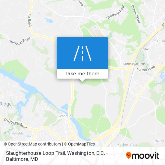 Mapa de Slaughterhouse Loop Trail