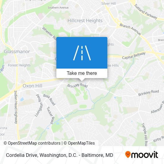 Cordelia Drive map
