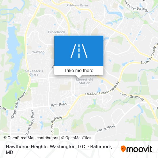 Mapa de Hawthorne Heights