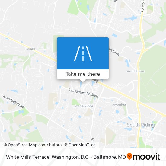 White Mills Terrace map