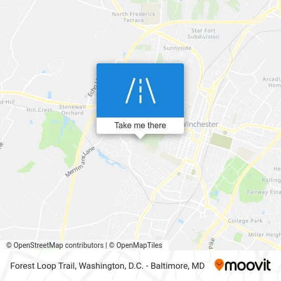 Forest Loop Trail map