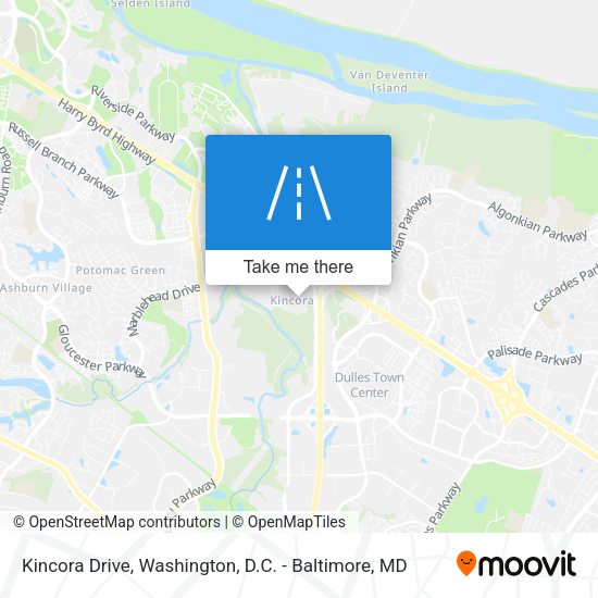 Kincora Drive map